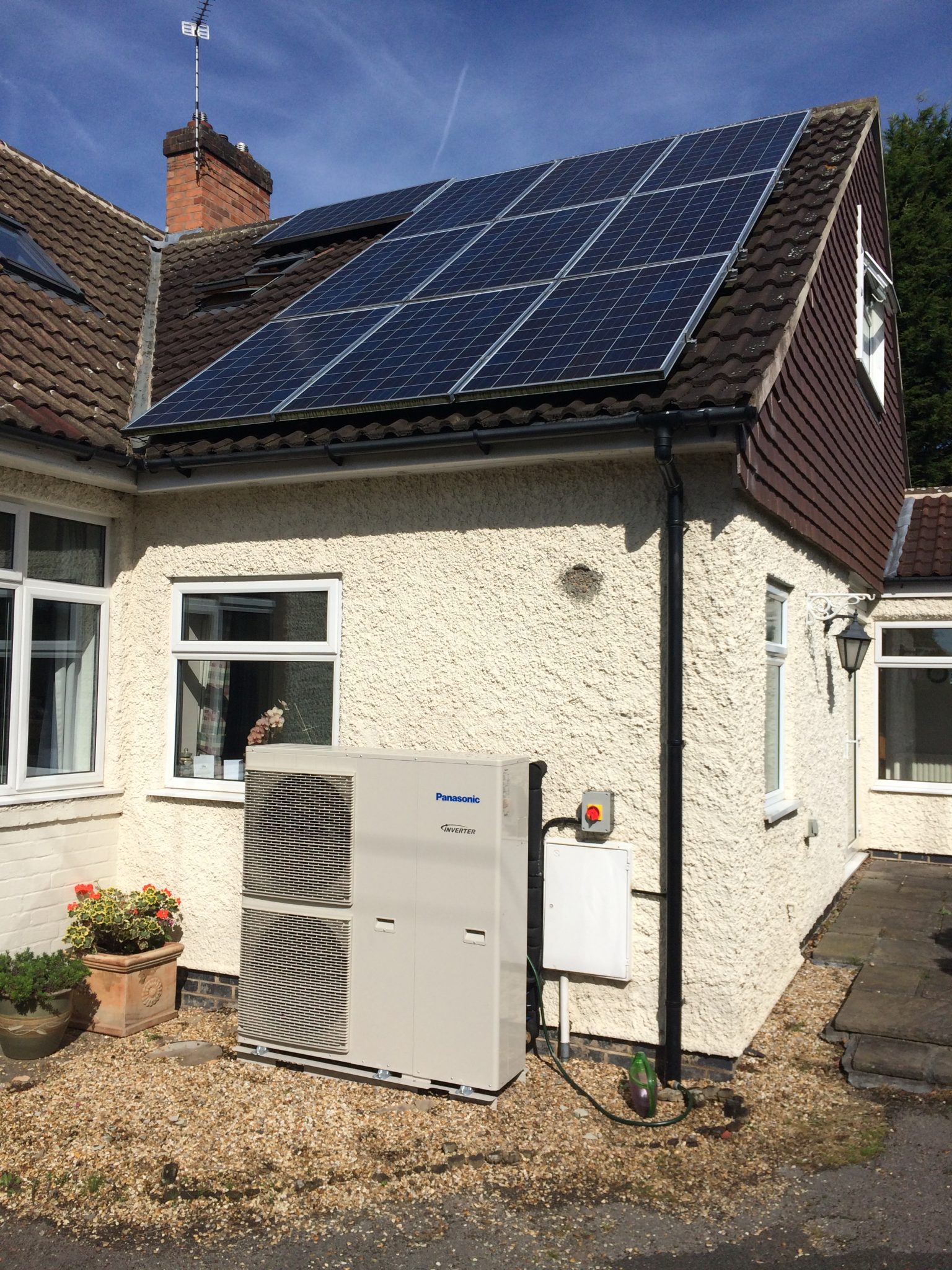 Air Source Heat Pump Solar PV Battery Storage