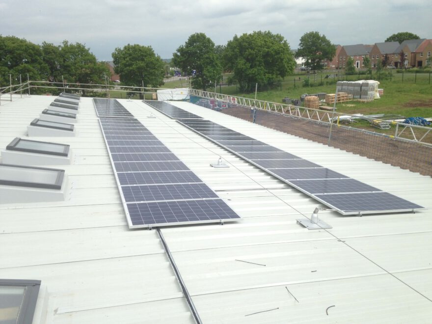 Solar PV for a school leading by example.